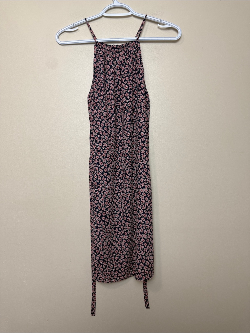 Rw&Co mini floral belted flowy dress size S